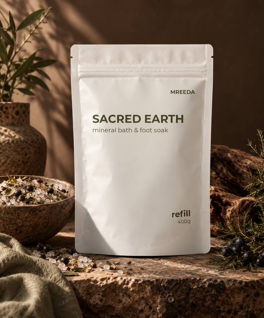 Sacred Earth Mineral Soak – 400 g Refill Pouch